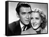 James Stewart and Jean Arthur Mr. SMITH GOES TO WASHINGTON, 1939 directed by FRANK CAPRA (b/w photo-null-Framed Stretched Canvas