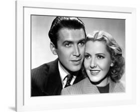 James Stewart and Jean Arthur Mr. SMITH GOES TO WASHINGTON, 1939 directed by FRANK CAPRA (b/w photo-null-Framed Photo