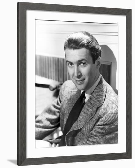 James Stewart (b/w photo)-null-Framed Photo