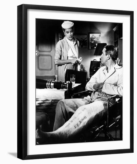 James Stewart, Rear Window (1954)-null-Framed Photo