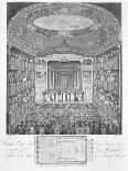 Interior and Exterior Views of the Haymarket Theatre, Westminster, London, 1815-James Stow-Giclee Print