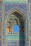 Facade detail, Jameh Mosque, Yazd, Iran, Middle East-James Strachan-Photographic Print