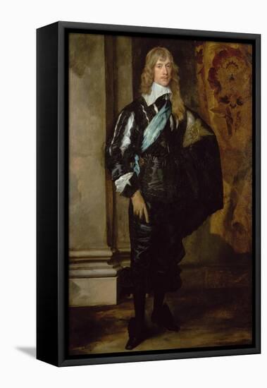 James Stuart (1612-55) 1st Duke of Richmond-Sir Anthony Van Dyck-Framed Stretched Canvas