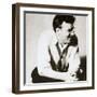 James T Farrell, American novelist, c1930s(?)-Unknown-Framed Photographic Print