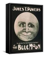 James T. Powers in The Blue Moon Theatre Poster-Lantern Press-Framed Stretched Canvas