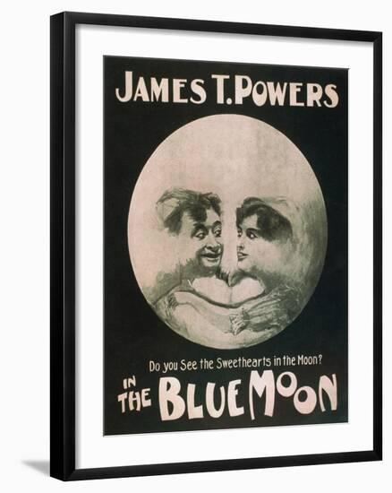 James T. Powers in The Blue Moon Theatre Poster-Lantern Press-Framed Art Print