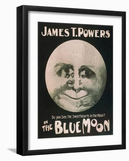 James T. Powers in The Blue Moon Theatre Poster-Lantern Press-Framed Art Print