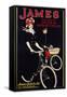 James - the King of Cycles and Motorcycles Poster-null-Framed Stretched Canvas