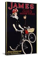 James - the King of Cycles and Motorcycles Poster-null-Stretched Canvas