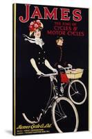 James - the King of Cycles and Motorcycles Poster-null-Stretched Canvas