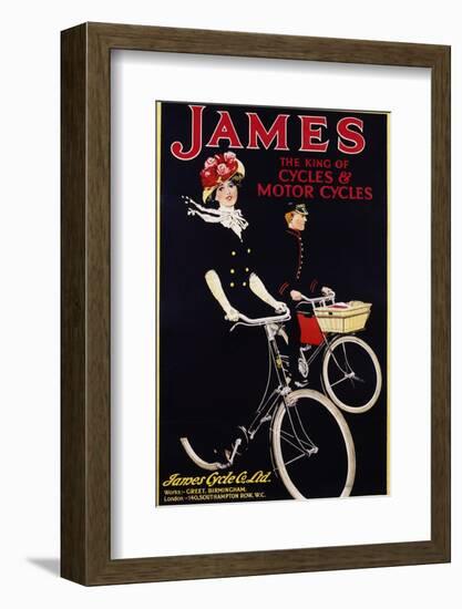 James - the King of Cycles and Motorcycles Poster-null-Framed Photographic Print