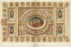 The Ceiling of the Aldermen's Court Room, Guildhall, City of London, 18th Century-James Thornhill-Laminated Giclee Print