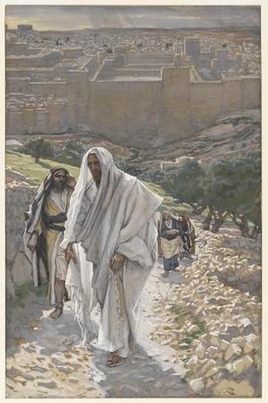 Jesus Goes in the Evening to Bethany