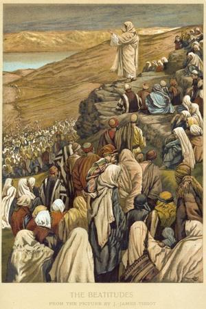 Jesus Preaches the Sermon on the Mount