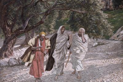 The Disciples on the Road to Emmaus, Illustration for 'The Life of Christ', C.1884-96