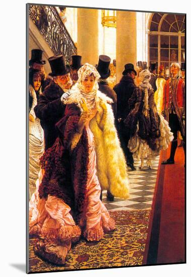 James Tissot The Fashionable Woman Art Print Poster-null-Mounted Poster
