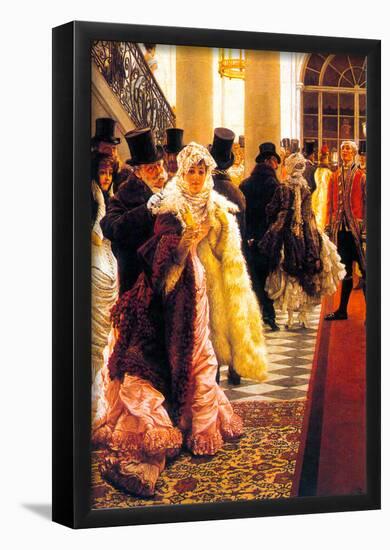 James Tissot The Fashionable Woman Art Print Poster-null-Framed Poster
