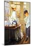 James Tissot The Messages Read Art Print Poster-null-Mounted Poster
