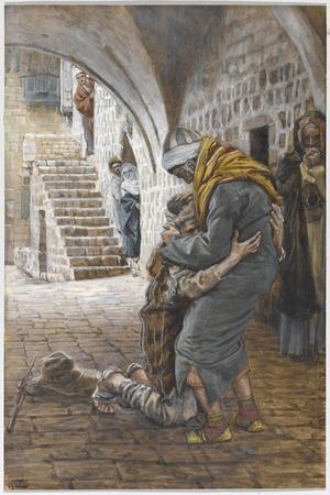 The Return of the Prodigal Son, Illustration for 'The Life of Christ', C.1886-96