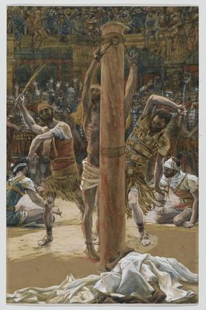 The Scourging on the Back, Illustration from 'The Life of Our Lord Jesus Christ', 1886-94