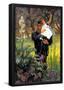 James Tissot The Widower Art Print Poster-null-Framed Poster