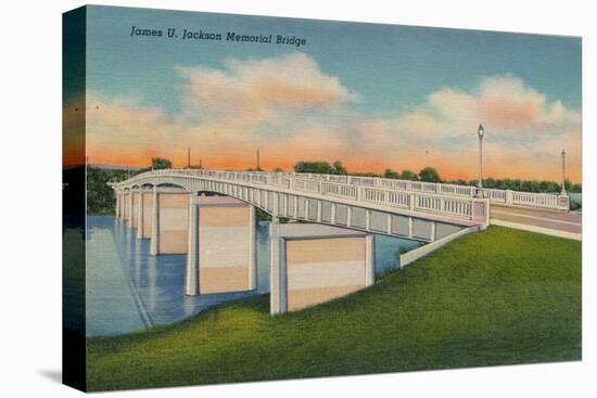 James U. Jackson Memorial Bridge, Augusta, Georgia, 1943-null-Stretched Canvas