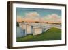 James U. Jackson Memorial Bridge, Augusta, Georgia, 1943-null-Framed Giclee Print