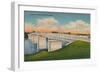 James U. Jackson Memorial Bridge, Augusta, Georgia, 1943-null-Framed Giclee Print