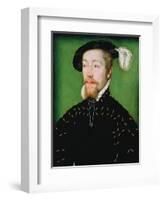 James V of Scotland (1512-42), C.1536-37-Claude Corneille de Lyon-Framed Giclee Print