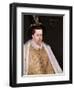 James VI of Scotland and I of England and Ireland (1566-1625), 1585 (Panel)-Adrian Vanson-Framed Giclee Print
