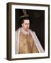 James VI of Scotland and I of England and Ireland (1566-1625), 1585 (Panel)-Adrian Vanson-Framed Giclee Print