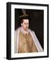 James VI of Scotland and I of England and Ireland (1566-1625), 1585 (Panel)-Adrian Vanson-Framed Giclee Print