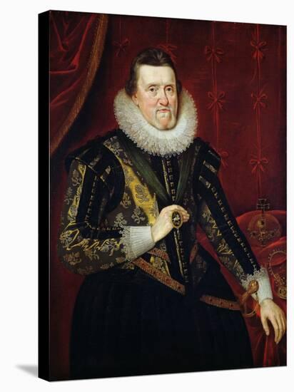 James VI of Scotland and I of England and Ireland (1566-1625)-Adam de Colone-Stretched Canvas