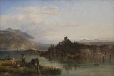 Morning on Lake Garda, Italy, 1861-James Vivien de Fleury-Mounted Giclee Print