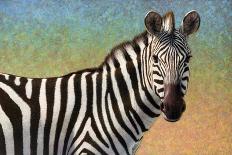 Portrait Of A Zebra-James W Johnson-Giclee Print