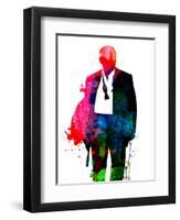 James Watercolor 1-Lora Feldman-Framed Art Print