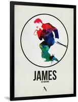 James Watercolor-David Brodsky-Framed Art Print