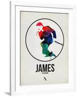 James Watercolor-David Brodsky-Framed Art Print