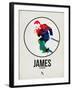 James Watercolor-David Brodsky-Framed Art Print