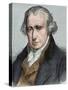 James Watt (Greenok 1736-Heathfield, 1819). Scottish Inventor and Mechanical Engineer-Prisma Archivo-Stretched Canvas
