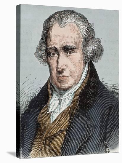 James Watt (Greenok 1736-Heathfield, 1819). Scottish Inventor and Mechanical Engineer-Prisma Archivo-Stretched Canvas