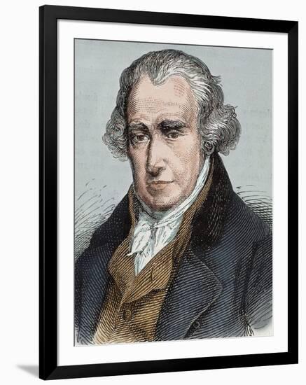 James Watt (Greenok 1736-Heathfield, 1819). Scottish Inventor and Mechanical Engineer-Prisma Archivo-Framed Photographic Print