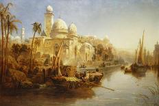 Vessels Moored at the Steps of a Moorish Palace, 1875-James Webb-Giclee Print