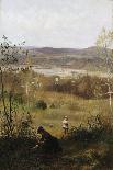 A Cottage in Brooklyn-James Wells Champney-Framed Stretched Canvas