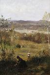 A Cottage in Brooklyn-James Wells Champney-Framed Stretched Canvas