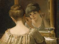 The Coquette-James Wells Champney-Framed Giclee Print