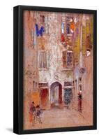 James Whistler Corte del Paradiso Art Print Poster-null-Framed Poster