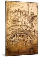 James Whistler Ponte del Piovan Art Print Poster-null-Mounted Poster