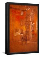 James Whistler Venetian Courtyard Art Print Poster-null-Framed Poster