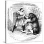 James Whitney Is Caught by a Bear-null-Stretched Canvas